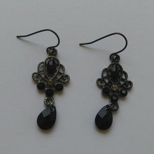 Vintage Black Earrings